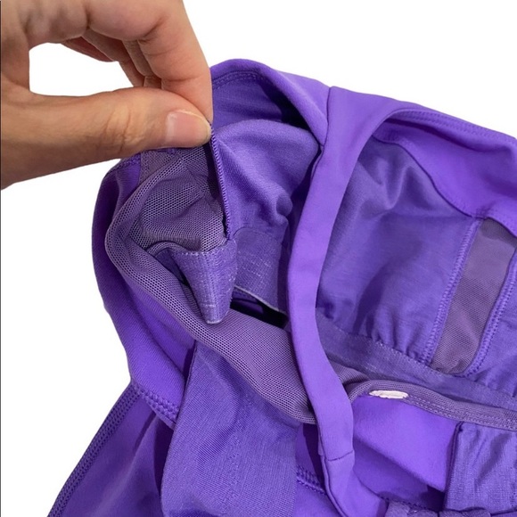 Lululemon Color Power Purple Scoop Me Up Tank II Open Racerback, Size 6 - Picture 7 of 12